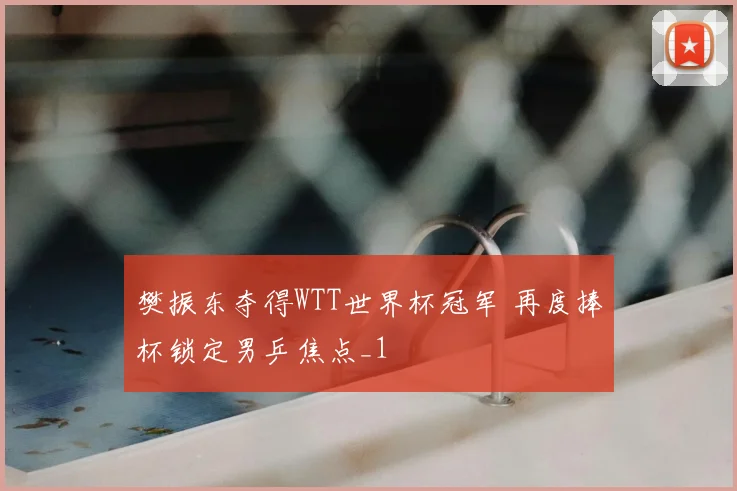 樊振东夺得WTT世界杯冠军 再度捧杯锁定男乒焦点_1